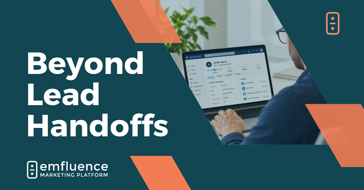 Beyond Lead Handoffs: Connecting Sales Activity to Marketing Automation in Dynamics 365