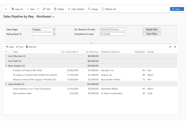 ForeXRM Grid Control for Dynamics 365