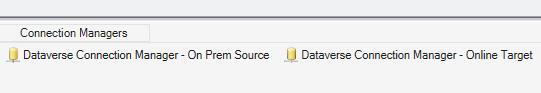 Screenshot showing the source and destination components from the SSIS Integration Toolkit.